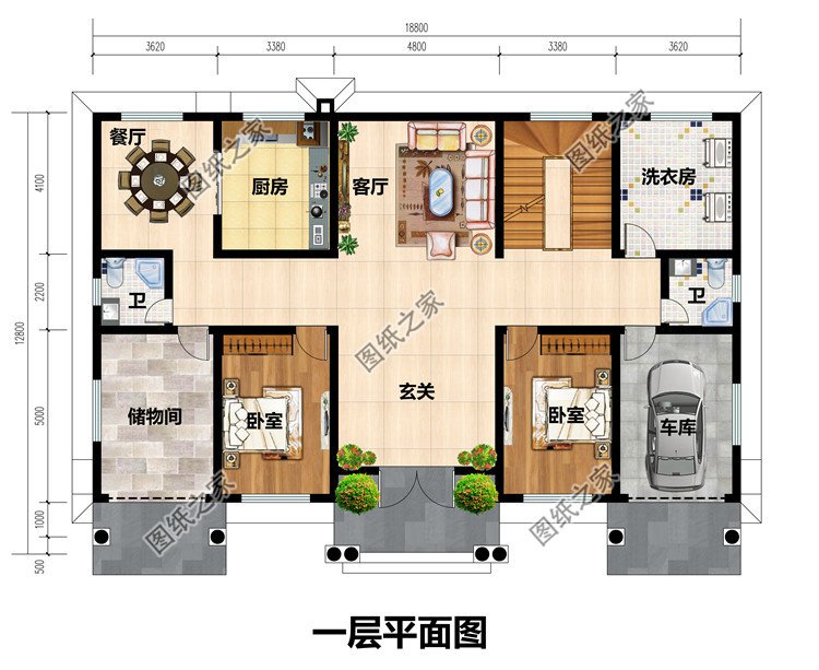 三層奢華歐式別墅圖片及全套設(shè)計(jì)圖，帶地下室和車庫(kù)