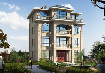 農(nóng)村四層樓房設(shè)計圖及外觀效果圖，造價60萬左右