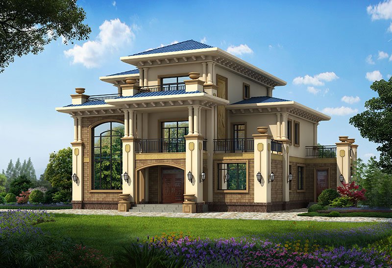 三層豪華型別墅設(shè)計(jì)圖S5116版權(quán)登記證書及說(shuō)明