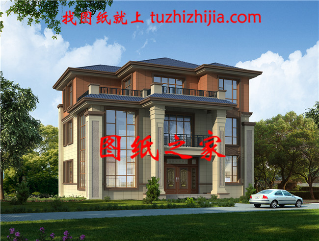 最新農(nóng)村三層樓照片，都帶全套設(shè)計圖，實用又劃算