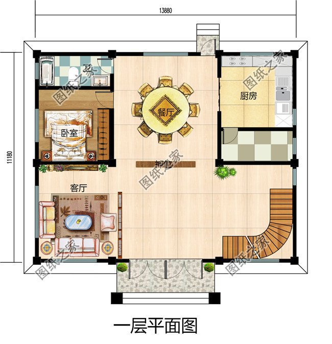 最新農(nóng)村三層樓照片，都帶全套設(shè)計圖，實用又劃算