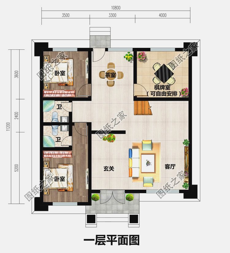 3款農(nóng)村二層小樓設(shè)計圖，誰看誰說好，造價13萬元左右