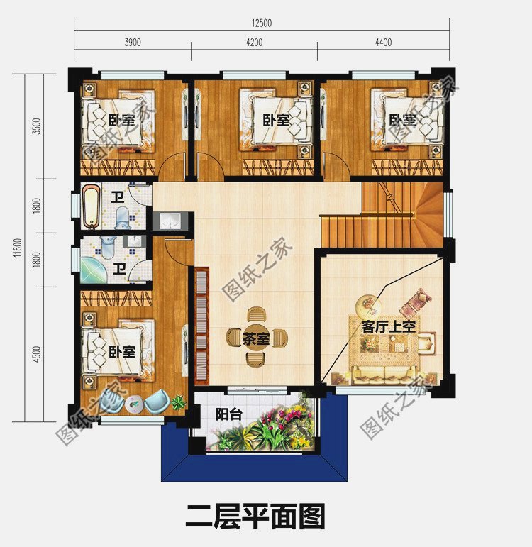 3款農(nóng)村二層小樓設(shè)計圖，誰看誰說好，造價13萬元左右