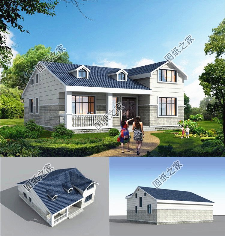 五套鄉(xiāng)下建房一層戶型圖，蓋好驚艷全村