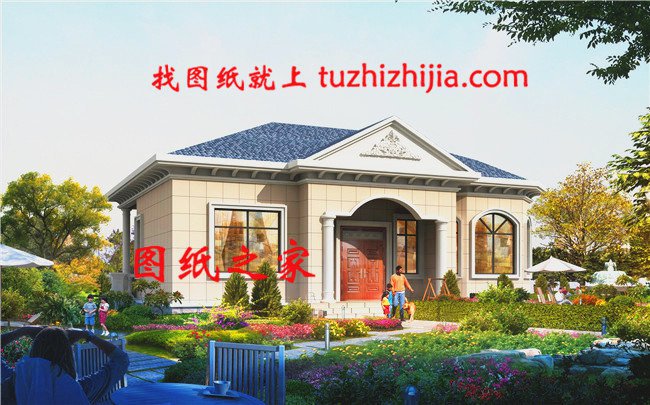 4款120平米左右農(nóng)村小平房圖，造價10萬左右，鄰居紛紛效仿