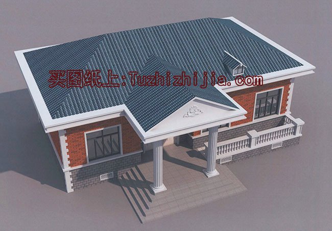 4款120平米左右農(nóng)村小平房圖，造價10萬左右，鄰居紛紛效仿