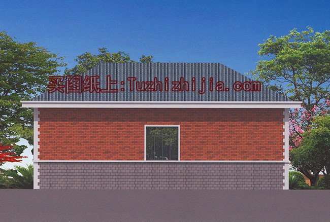 4款120平米左右農(nóng)村小平房圖，造價10萬左右，鄰居紛紛效仿