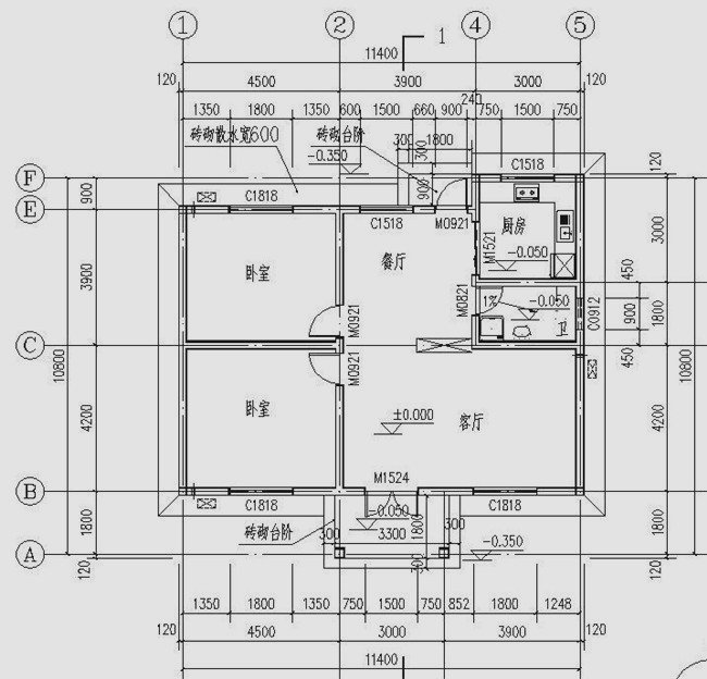 4款120平米左右農(nóng)村小平房圖，造價10萬左右，鄰居紛紛效仿