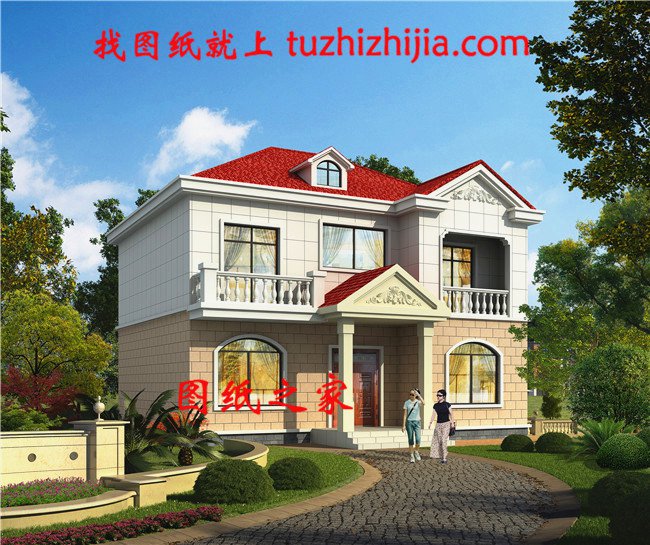 3款火爆了朋友圈的二層樓設(shè)計圖紙，造價15萬左右