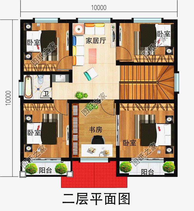 4款農(nóng)村15-20萬(wàn)二層別墅設(shè)計(jì)圖，還不趕快行動(dòng)起來(lái)！