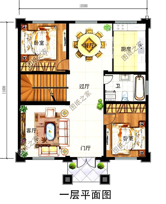 六套農(nóng)村簡(jiǎn)單大氣三層樓房，我最喜歡第六個(gè)，你呢