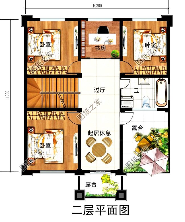 六套農(nóng)村簡(jiǎn)單大氣三層樓房，我最喜歡第六個(gè)，你呢