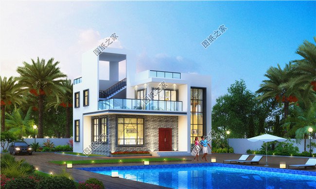 4款農(nóng)村二層樓設(shè)計(jì)圖，簡(jiǎn)單大氣，造價(jià)25萬左右