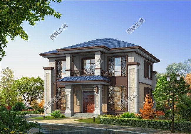 4款農(nóng)村二層樓設(shè)計(jì)圖，簡(jiǎn)單大氣，造價(jià)25萬左右