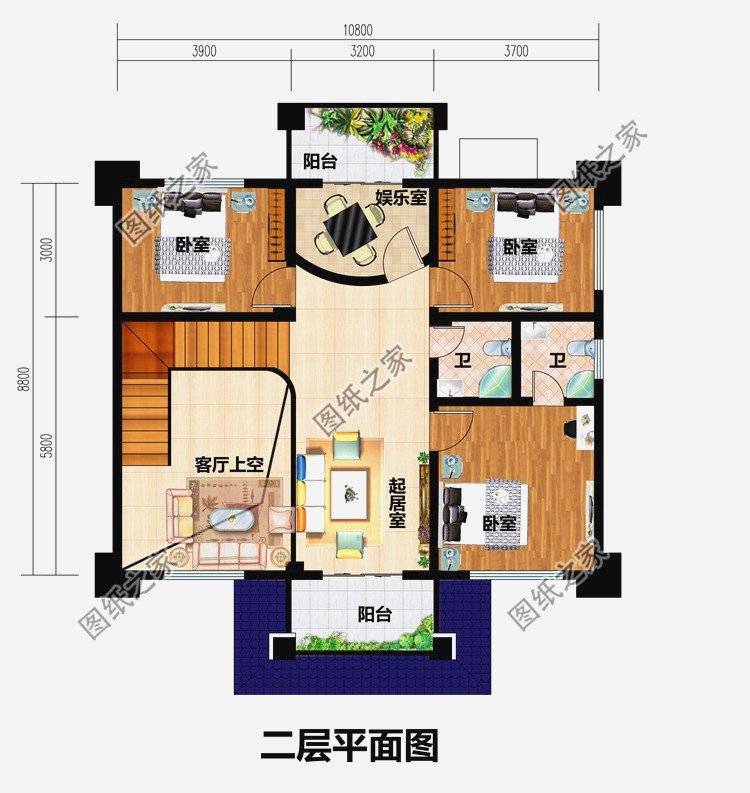 4款農(nóng)村二層樓設(shè)計(jì)圖，簡(jiǎn)單大氣，造價(jià)25萬左右