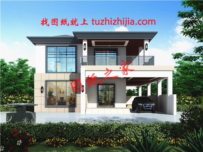 農(nóng)村二層樓簡(jiǎn)單大氣圖紙，讓城里人羨慕吧