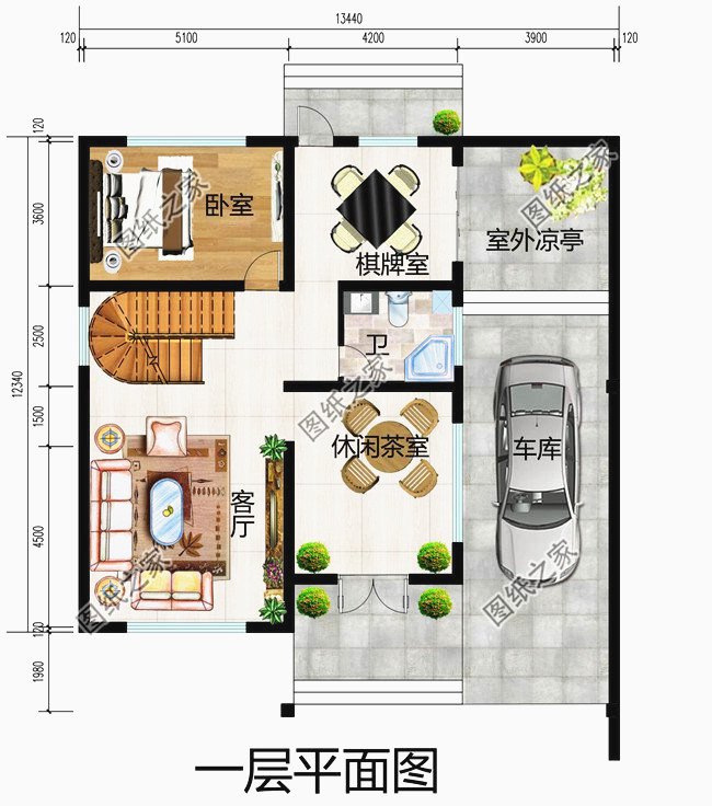 農(nóng)村二層樓簡(jiǎn)單大氣圖紙，讓城里人羨慕吧