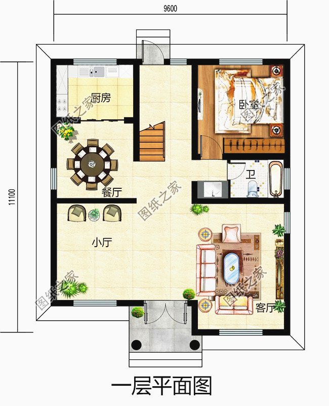 農(nóng)村二層樓簡(jiǎn)單大氣圖紙，讓城里人羨慕吧