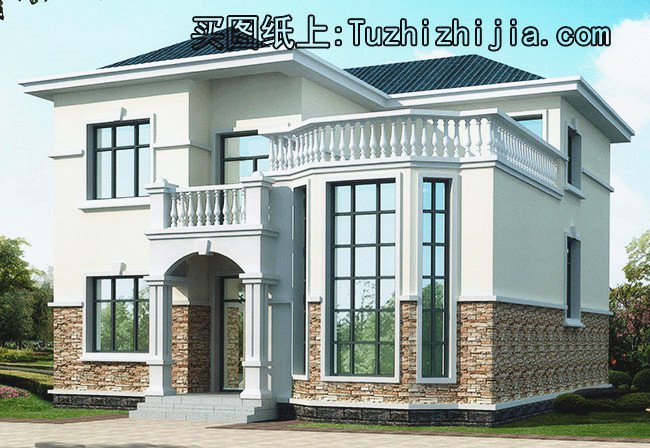 農(nóng)村二層樓簡(jiǎn)單大氣圖紙，讓城里人羨慕吧