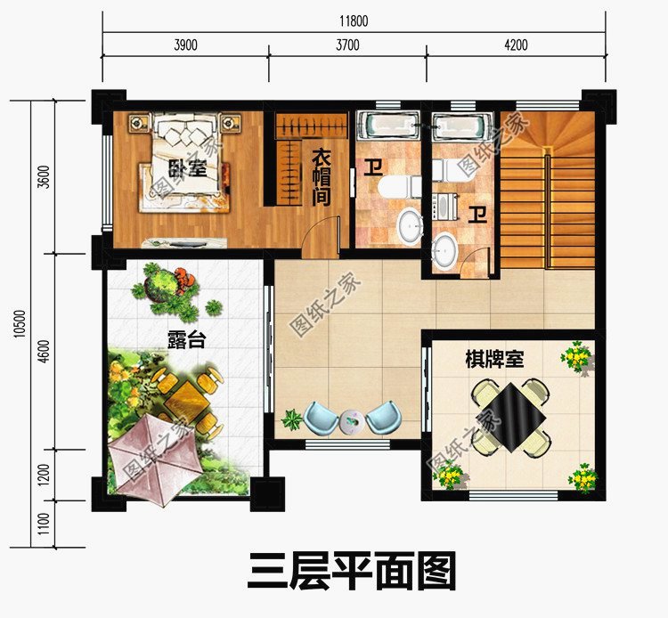 最好看的農(nóng)村5款三層樓房設(shè)計(jì)圖，蓋好驚艷全村