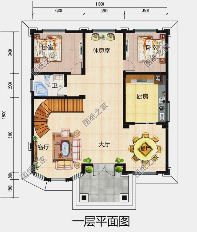 最好看的農(nóng)村5款三層樓房設(shè)計(jì)圖，蓋好驚艷全村