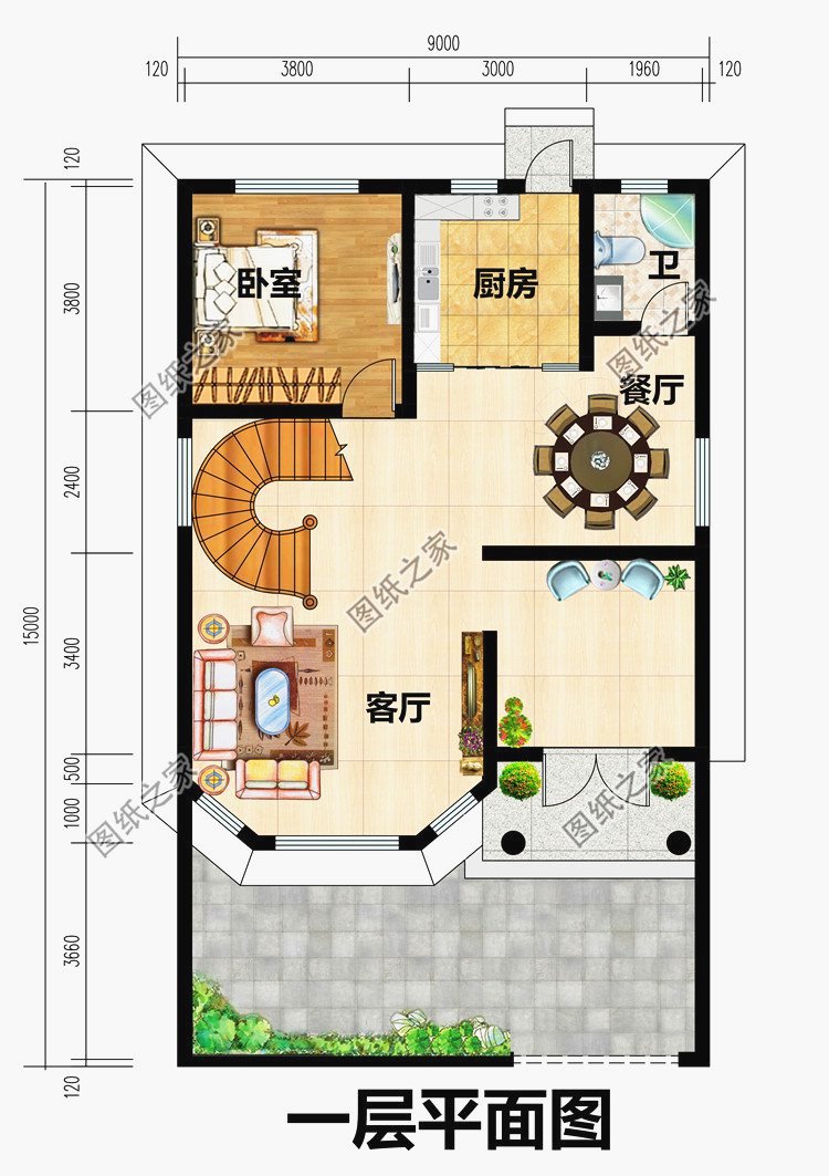 最好看的農(nóng)村5款三層樓房設(shè)計(jì)圖，蓋好驚艷全村