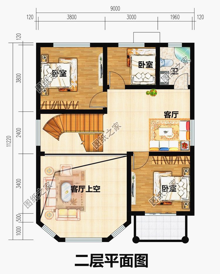 最好看的農(nóng)村5款三層樓房設(shè)計(jì)圖，蓋好驚艷全村