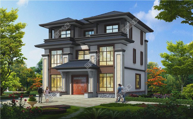 最好看的農(nóng)村5款三層樓房設(shè)計(jì)圖，蓋好驚艷全村