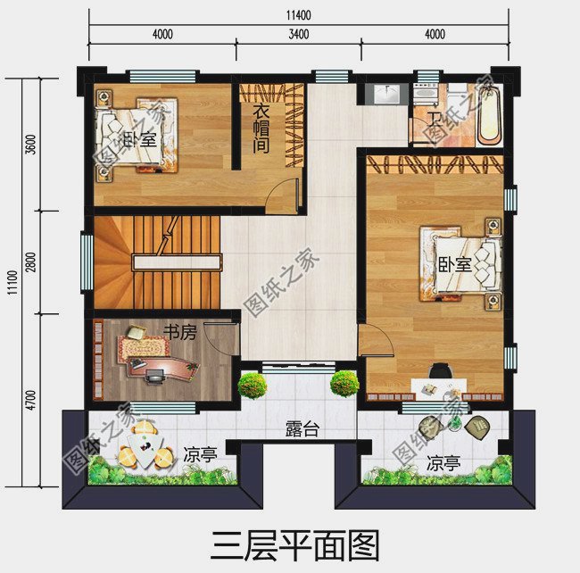 最好看的農(nóng)村5款三層樓房設(shè)計(jì)圖，蓋好驚艷全村