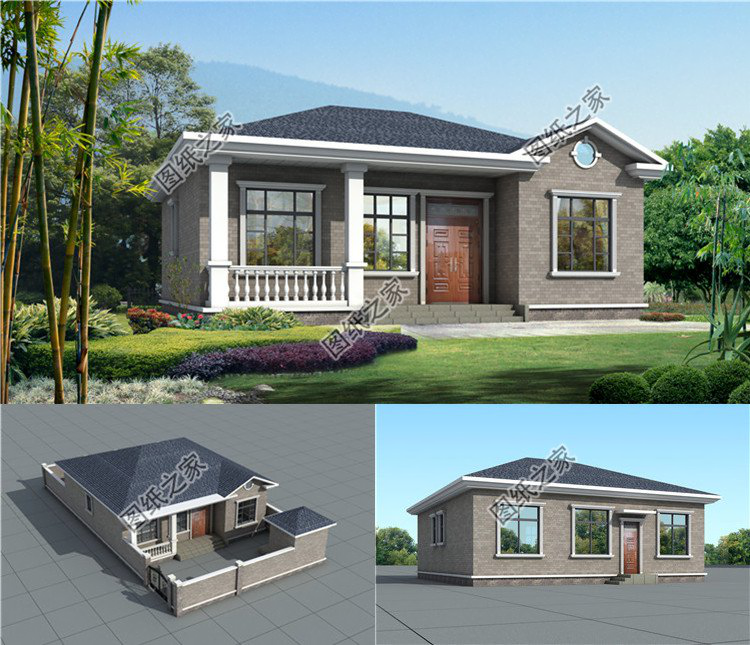 農(nóng)村最適合養(yǎng)老的新中式一層別墅帶院子，保證看了就喜歡