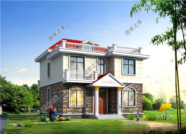 鄉(xiāng)下自建二層房設(shè)計圖紙，這四款總有一款是你中意的