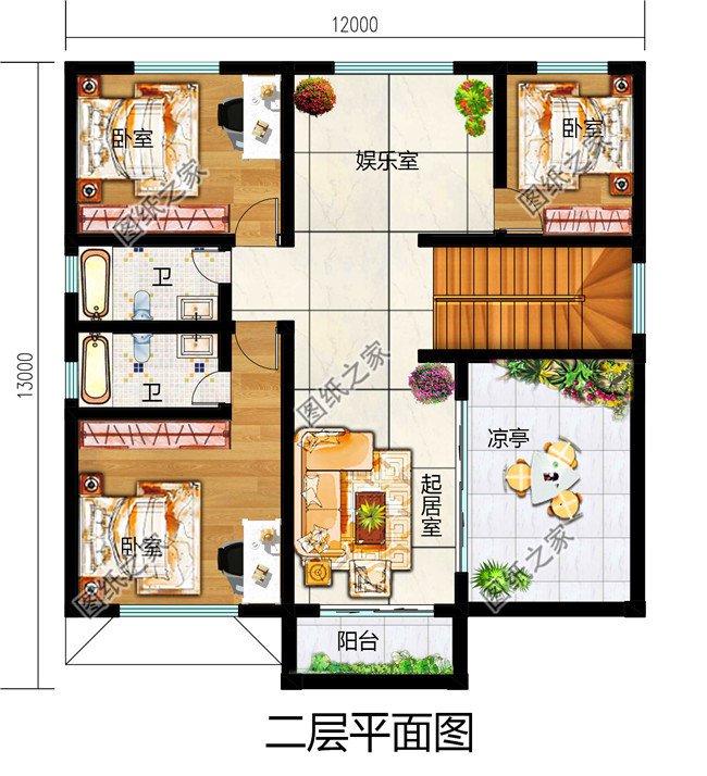 鄉(xiāng)下自建二層房設(shè)計圖紙，這四款總有一款是你中意的