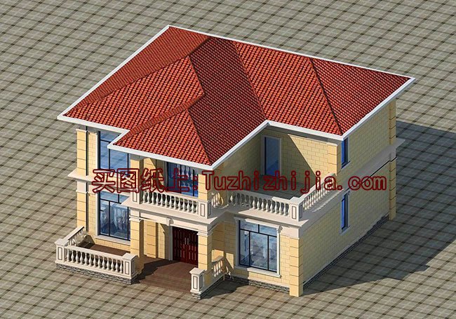 農(nóng)村12米×10米二層自建房設(shè)計(jì)圖，擁有一棟你真牛