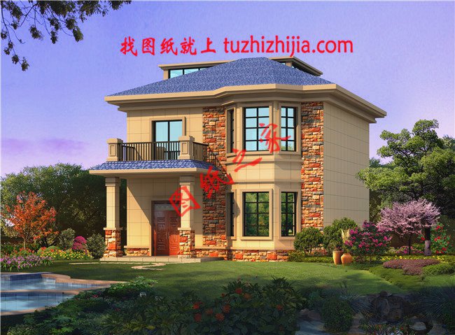 農(nóng)村二層樓房設(shè)計(jì)圖，造價(jià)10萬左右，經(jīng)濟(jì)又劃算