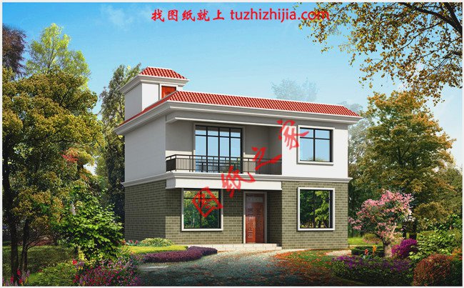 農(nóng)村二層樓房設(shè)計(jì)圖，造價(jià)10萬左右，經(jīng)濟(jì)又劃算