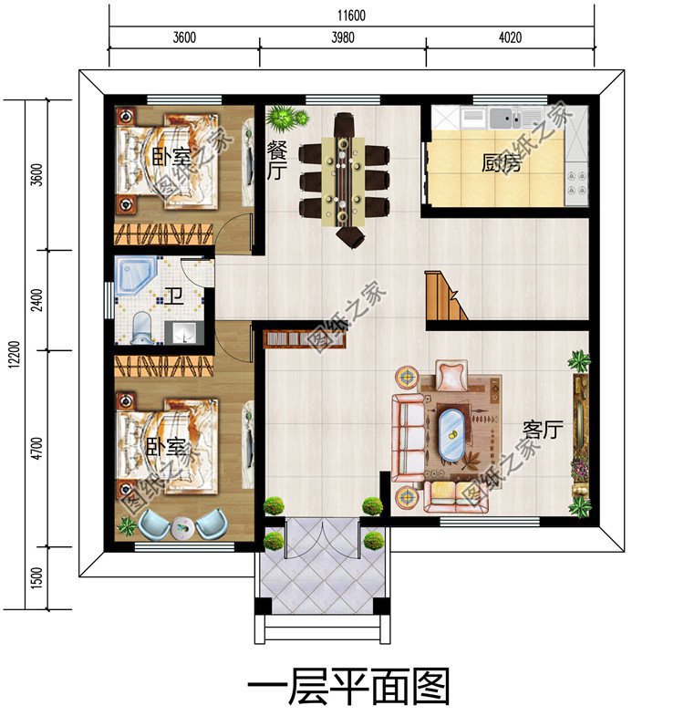 農(nóng)村120平方建房樣圖設(shè)計(jì)，2024最新款，建房一定要看