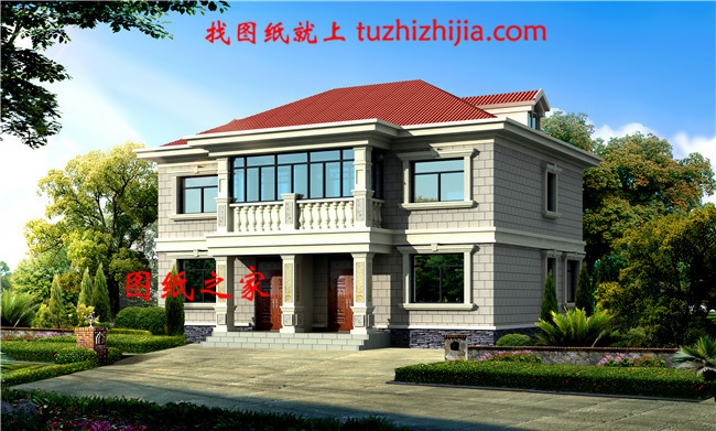 適合兄弟二人合建的雙拼別墅設(shè)計圖，經(jīng)濟實用，蓋好后驚艷全村