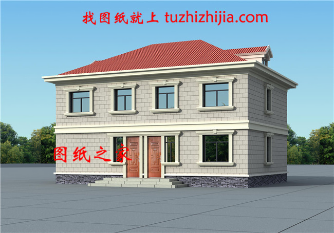 適合兄弟二人合建的雙拼別墅設(shè)計圖，經(jīng)濟實用，蓋好后驚艷全村