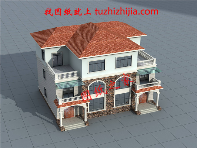 適合兄弟二人合建的雙拼別墅設(shè)計圖，經(jīng)濟實用，蓋好后驚艷全村