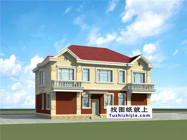 適合兄弟二人合建的雙拼別墅設(shè)計圖，經(jīng)濟實用，蓋好后驚艷全村