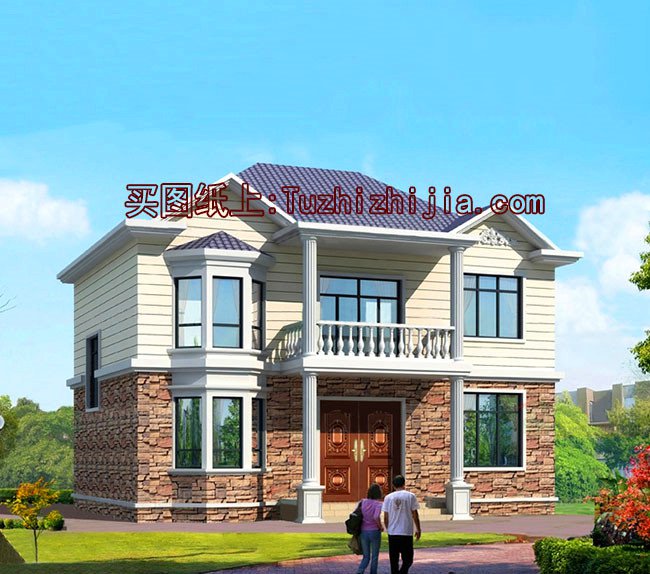 良心推薦5款造價10萬左右二層樓房設計圖，實用簡單