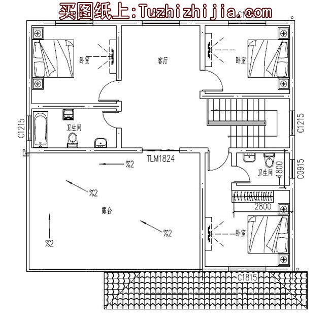 農(nóng)村簡單三層半自建房效果圖，看過的都說驚艷