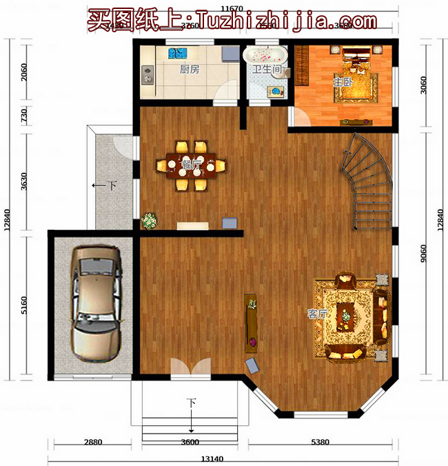 獨(dú)棟三層別墅，三代也不過(guò)時(shí)，讓城里人羨慕吧!
