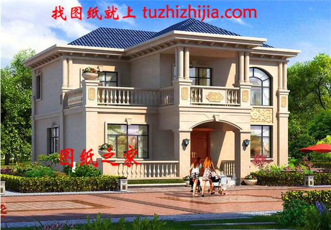 鄰居看了都說好的4款磚混二層別墅圖，看看哪個最漂亮