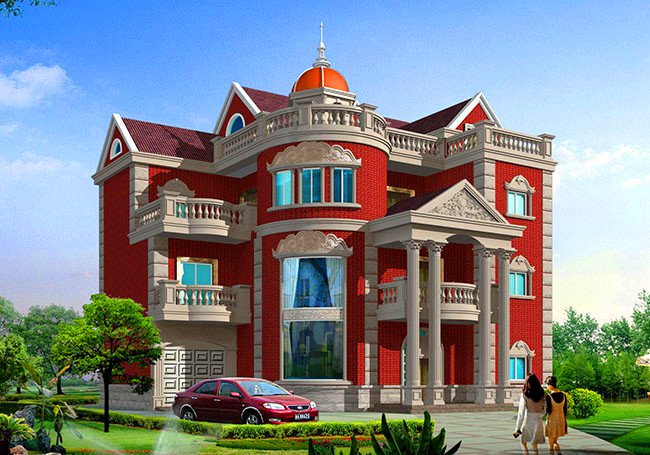 3款三層半四層別墅設計圖紙，造價50萬左右，布局簡直沒得挑