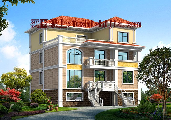 看看這5款永不過時的三層半自建房外觀圖，心動不如行動