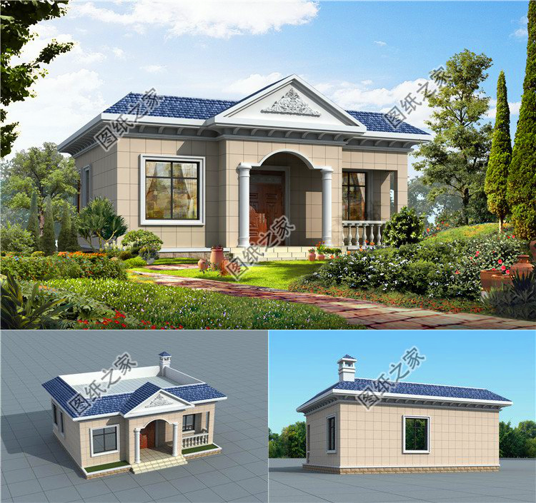 農(nóng)村90平方米一層房子設(shè)計圖，每款不超10萬，再也不用為小宅基地發(fā)愁