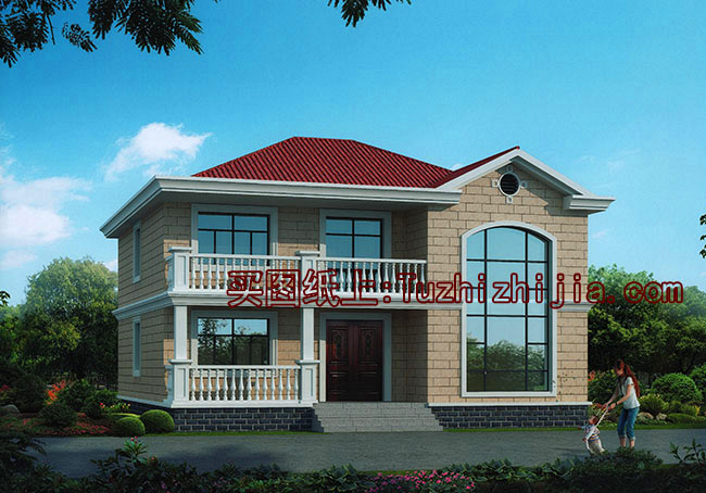 農(nóng)村簡單大氣二層樓，聽我的，這么蓋你絕對不虧