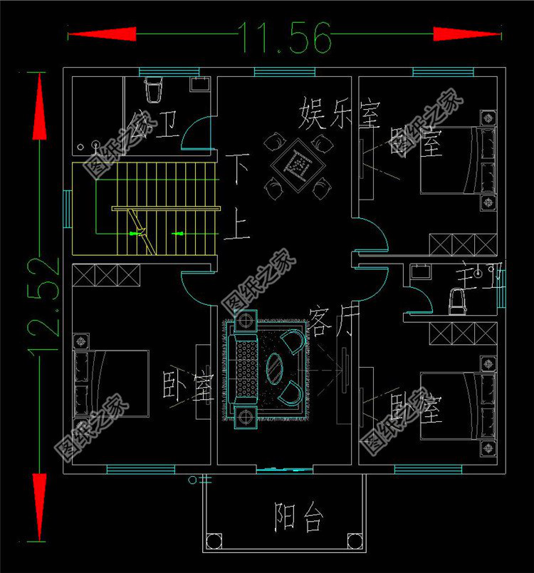 農村新式三層樓圖片，造價最低25萬，做村里最靚的房