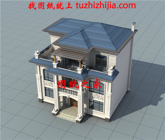 農村新式三層樓圖片，造價最低25萬，做村里最靚的房